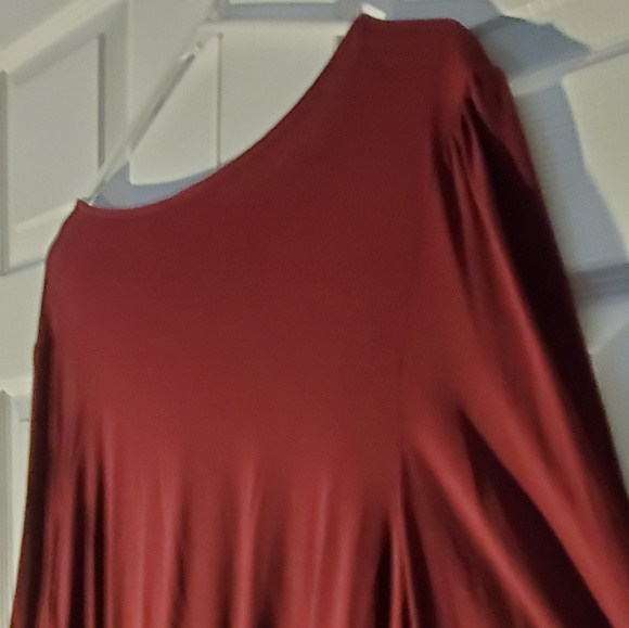 Old Navy XXL Maroon Stretchy Tunic - Picture 5 of 5